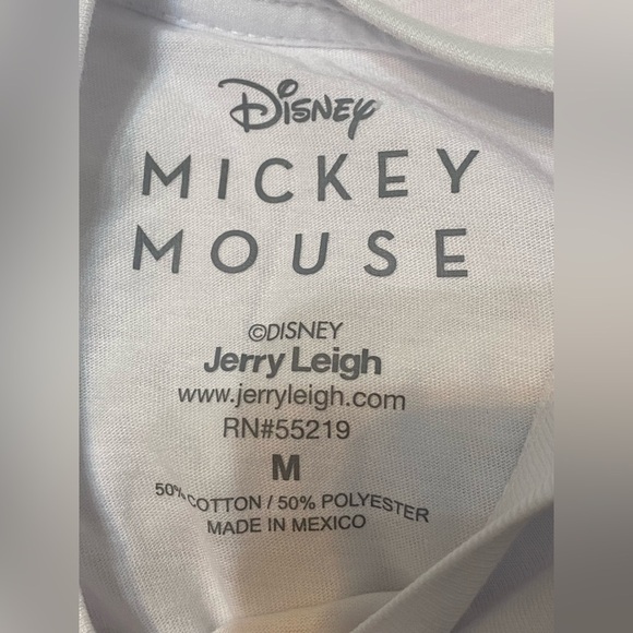 Disney Mickey Mouse White and Yellow Kids T-Shirt Medium NWT - Picture 2 of 3